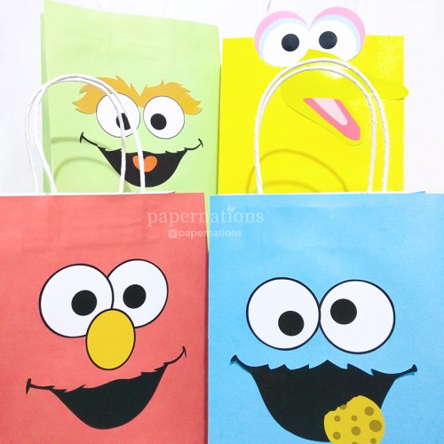 Sesame Street Paper Bags